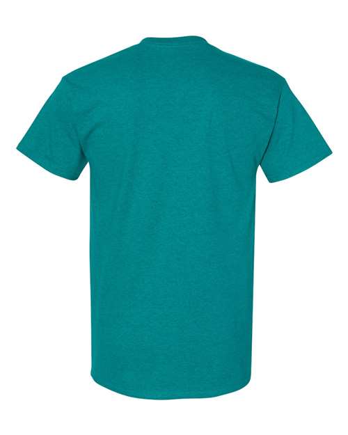 Gildan 5000, Unisex Heavy Cotton T-shirt, Antique Jade Dome
