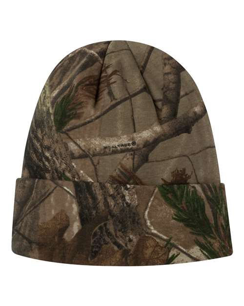 Kati LCB12, 12" Licensed Camo Cuffed Beanie, Realtree All Purpose