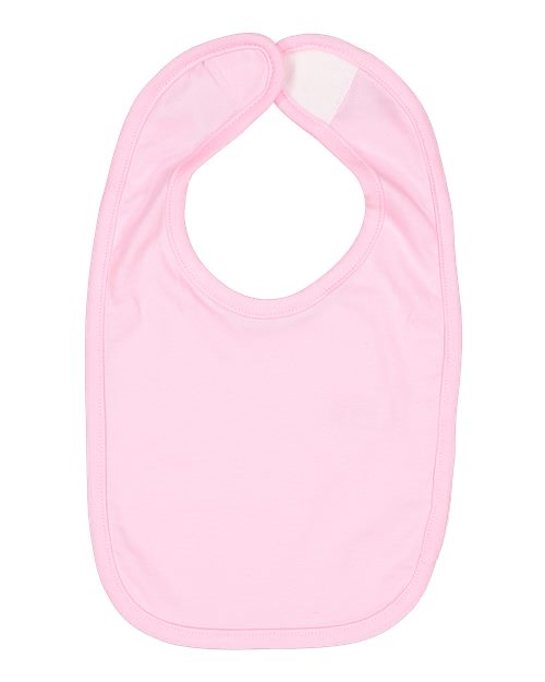 Rabbit Skins 1005, Infant Premium Jersey Bib, Pink