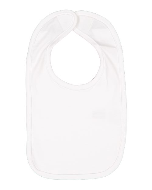 Rabbit Skins 1005, Infant Premium Jersey Bib, White