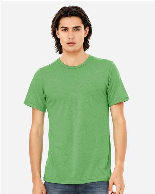 BELLA + CANVAS 3413, Triblend Tee, Green Triblend