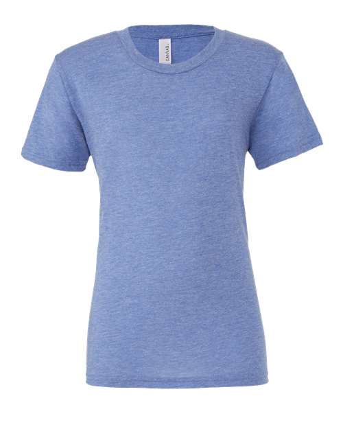 BELLA + CANVAS 3413, Triblend Tee, Blue Triblend