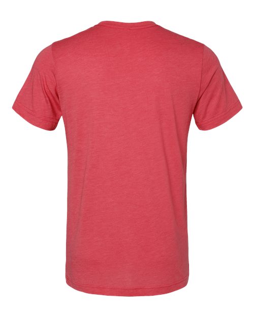 BELLA + CANVAS 3413, Triblend Tee, Red Triblend