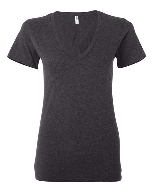 Women’s Jersey Deep V-Neck Tee -  - 2259 - Toronto Screen Printing- Color