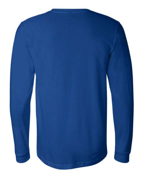 BELLA + CANVAS 3501, Unisex Jersey Long Sleeve Tee, True Royal