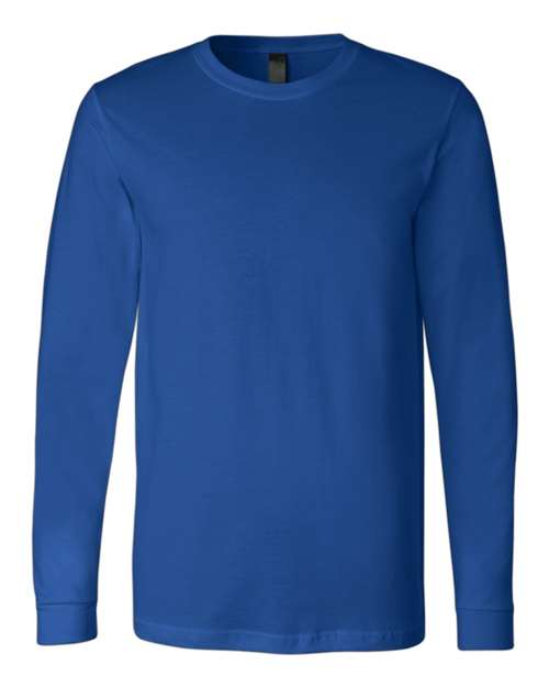 Unisex Jersey Long Sleeve Tee - True Royal -  - 123