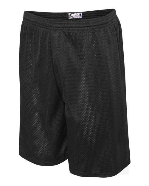 C2 Sport 5109, Men's Mesh 9" Shorts, Black
