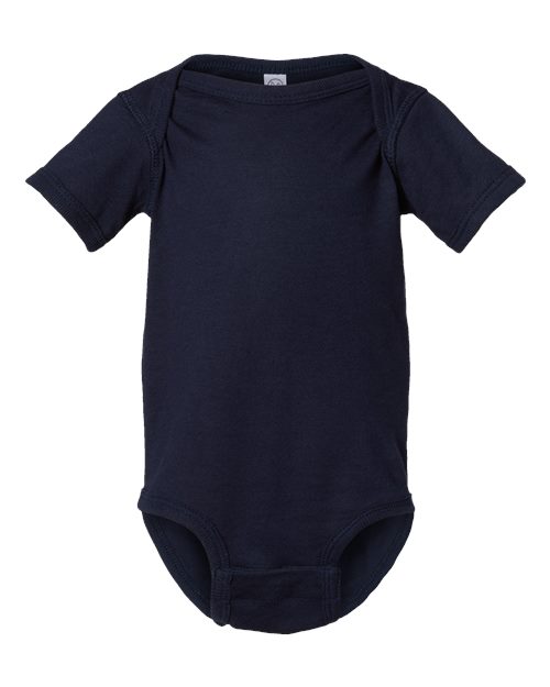 Rabbit Skins 4424, Infant Fine Jersey Bodysuit, Navy