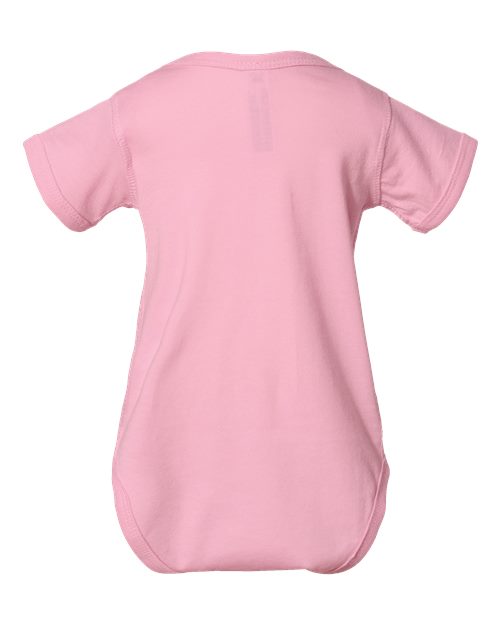 Rabbit Skins 4424, Infant Fine Jersey Bodysuit, Pink