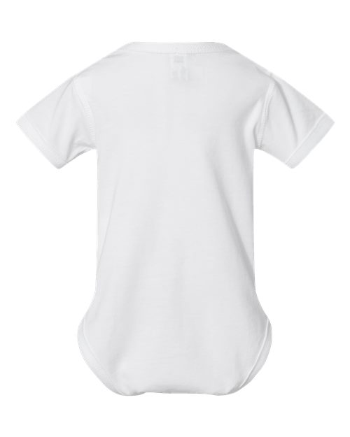 Rabbit Skins 4424, Infant Fine Jersey Bodysuit, White