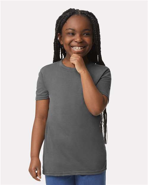 Gildan 42000B, Youth Performance T-shirt, Charcoal