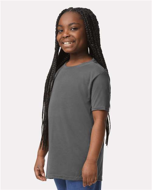Gildan 42000B, Youth Performance T-shirt, Charcoal