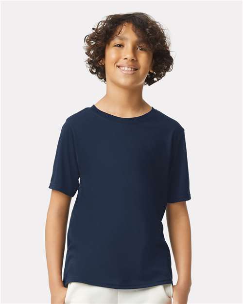 Gildan 42000B, Youth Performance T-shirt, Navy