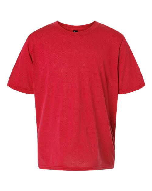 Gildan 42000B, Youth Performance T-shirt, Red