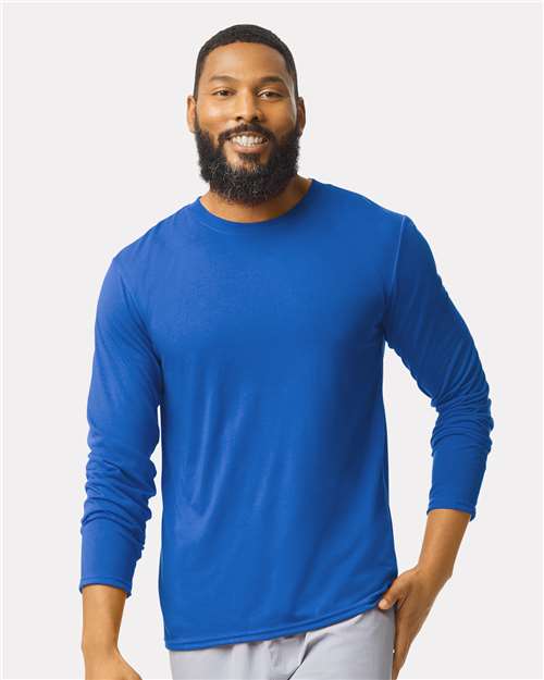 Gildan 42400, Unisex Performance Long Sleeve T-shirt, Royal