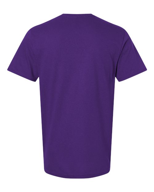 Gildan 64000, Unisex Softstyle T-shirt, Purple