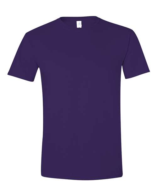 Softstyle Ring-Spun T-Shirt | Comfortable | Unisex - 64000 Purple casual comfortable cotton everyday wear Polyester printable ring-spun softstyle t-shirt T-Shirts - Core unisex