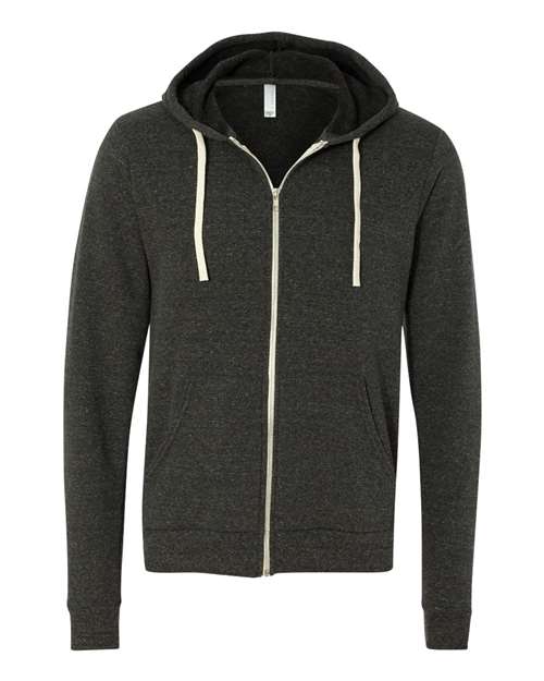 Unisex Triblend Sponge Fleece Full-Zip Hoodie Sweatshirt -  - 2010 - Toronto Screen Printing- Color
