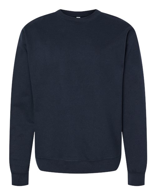 Independent Trading Co. SS3000, Unisex Midweight Crewneck Sweatshirt, Classic Navy