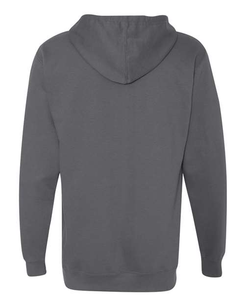 Independent Trading Co. SS4500, Unisex Midweight Hooded Sweatshirt, Charcoal