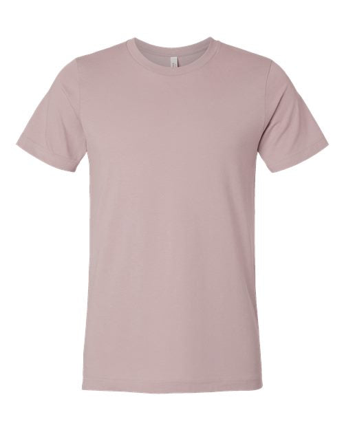 BELLA + CANVAS 3001, Jersey Tee, Pink Gravel