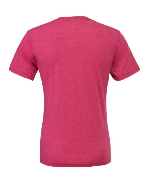 BELLA + CANVAS 3413, Triblend Tee, Berry Triblend