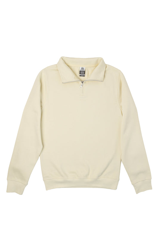 HERO-4020 Youth Quarter Zip Sweatshirt - Ivory