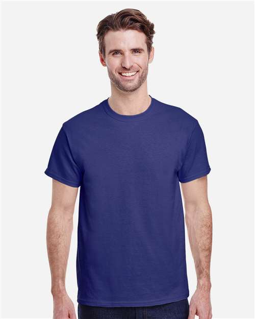 Heavy Cotton T-Shirt | Durable | Everyday Wear - 5000 Cobalt classic fit comfortable Cotton durable everyday wear heavy cotton Polyester printable short sleeve t-shirt T-Shirts - Core unisex