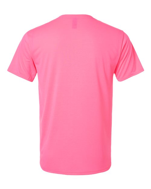 Gildan 42000, Unisex Performance T-shirt, Safety Pink