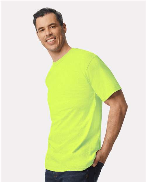 Gildan 2000T, Men's Tall Ultra Cotton T-shirt, Safety Green