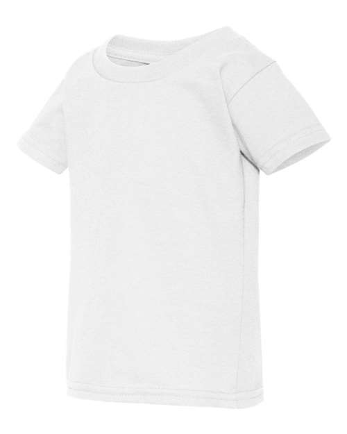 Gildan 5100P, Toddler Heavy Cotton T-shirt, White