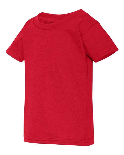 Gildan 5100P, Toddler Heavy Cotton T-shirt, Red