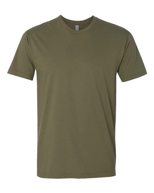 Next Level 3600, Unisex Cotton Tee, Military Green