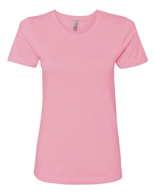 Next Level 3900, Women’s Cotton Tee, Light Pink