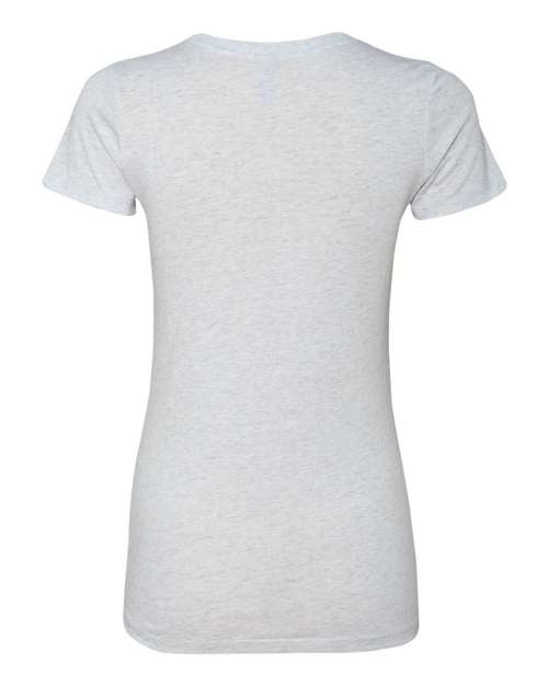 Next Level 6710, Women’s Triblend Tee, Heather White