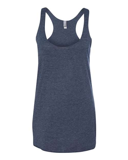 Next Level 6733, Women’s Triblend Racerback Tank, Vintage Navy