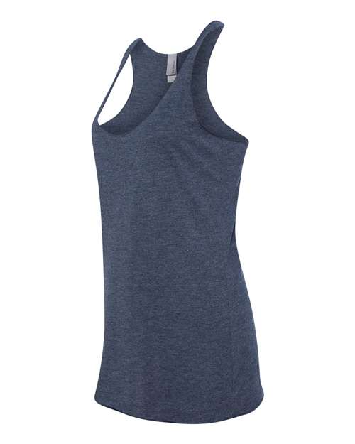 Next Level 6733, Women’s Triblend Racerback Tank, Vintage Navy