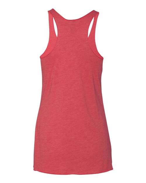 Next Level 6733, Women’s Triblend Racerback Tank, Vintage Red