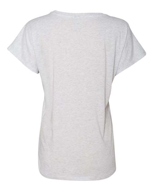 Next Level 6760, Women’s Triblend Dolman Tee, Heather White