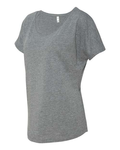 Next Level 6760, Women’s Triblend Dolman Tee, Premium Heather