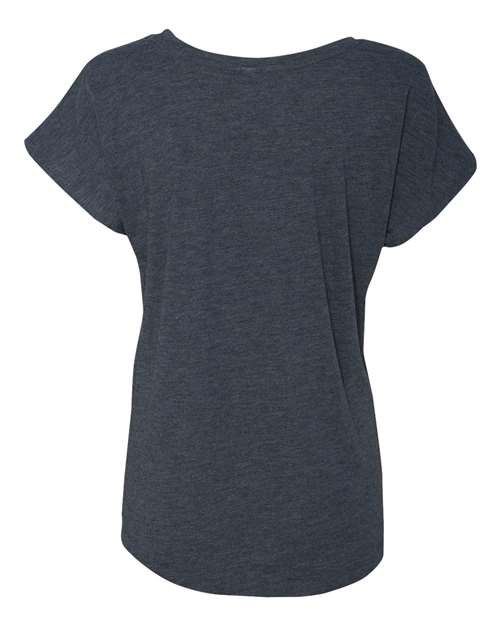 Next Level 6760, Women’s Triblend Dolman Tee, Vintage Navy
