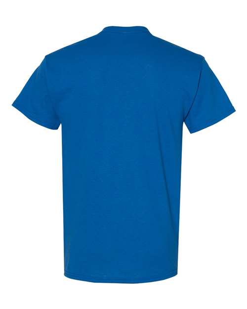 Gildan 5000, Unisex Heavy Cotton T-shirt, Neon Blue