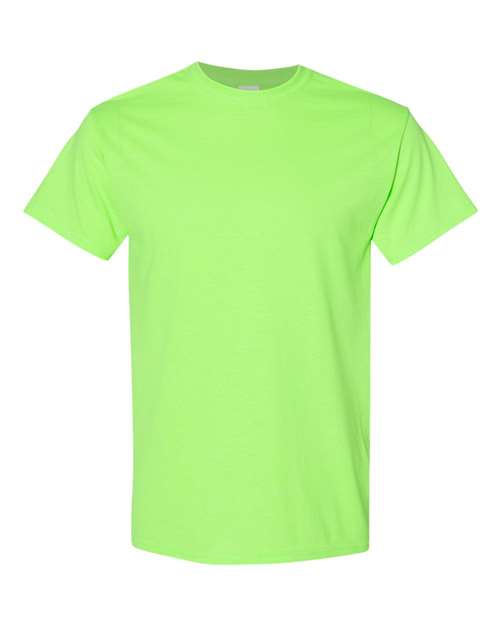 Gildan 5000, Unisex Heavy Cotton T-shirt, Neon Green