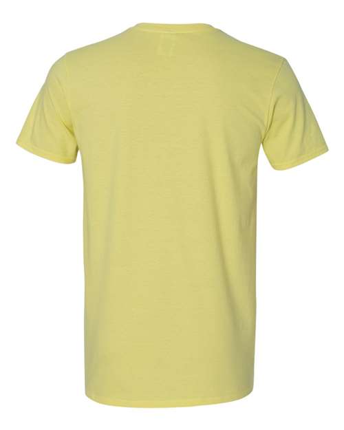 Gildan 64000, Unisex Softstyle T-shirt, Cornsilk