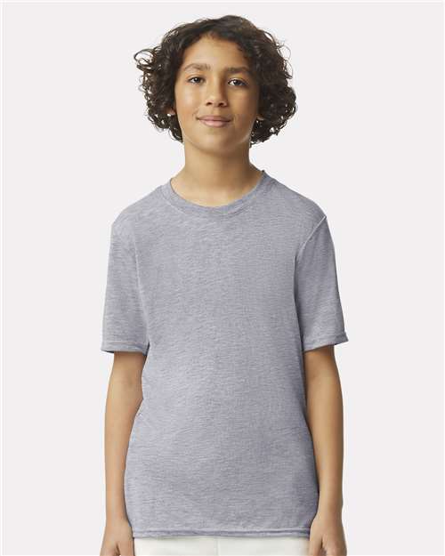 Gildan 42000B, Youth Performance T-shirt, Sport Grey