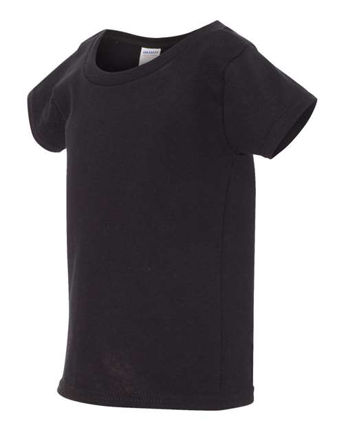 Gildan 5100P, Toddler Heavy Cotton T-shirt, Black
