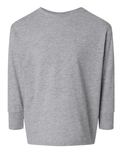 Rabbit Skins 3302, Toddler Fine Jersey Long Sleeve Tee, Heather