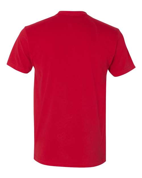 Next Level 6410, Unisex Sueded Tee, Red