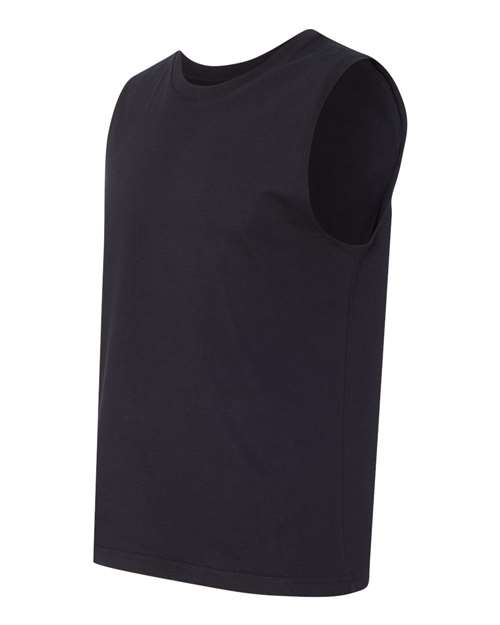 BELLA + CANVAS 3483, Jersey Muscle Tank, Black