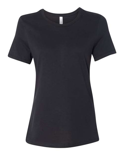 BELLA + CANVAS 6400, Women’s Relaxed Jersey Tee, Vintage Black